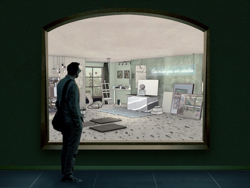 by Miruna Mazilu, The May Painting, The most famous artist, the dream studio copyright Miruna Mazilu, Atelier Miruna Mazilu